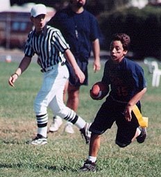 Young Me on the Gridiron